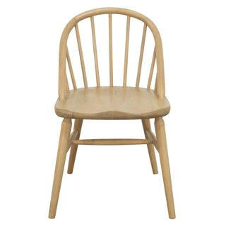 Vera Oak Solid Oak Dining Chair - Set of 2 - Natural