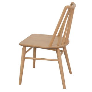 Riviera Solid Oak Dining Chair - Set of 2 - Natural
