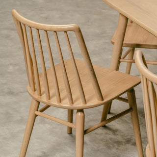 Riviera Solid Oak Dining Chair - Set of 2 - Natural