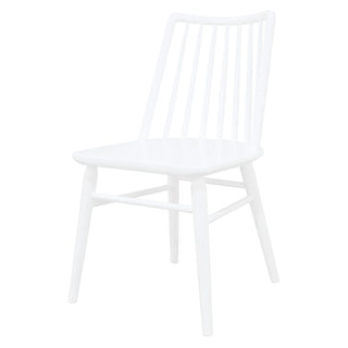 Riviera Solid Oak Dining Chair - Set of 2 - White