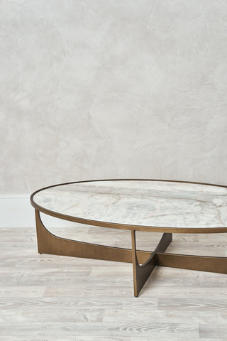 Riggins Oval Coffee Table - 150 x 80cm