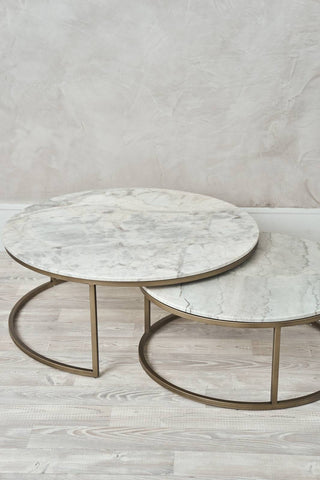 Celine Round Coffee Tables - set of 2