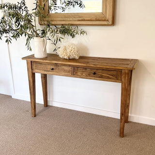 Elm Console Table Two Drawer