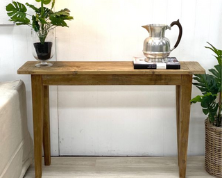 Dashwood Reclaimed Elm Timber Console Table, 120cm