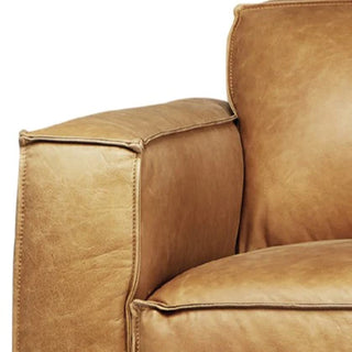 Cabot Leather Sofa - Canyon Whiskey