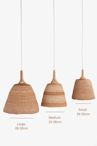 Caramel Collection - Bespoke Woven Pendant Lights