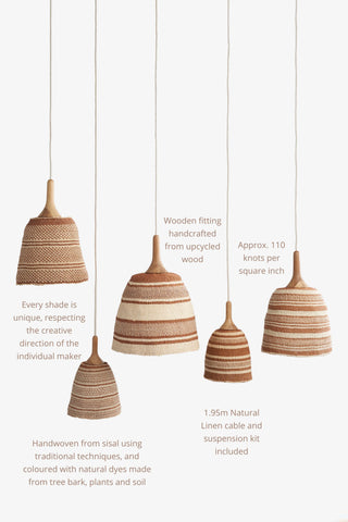 Caramel Collection - Bespoke Woven Pendant Lights