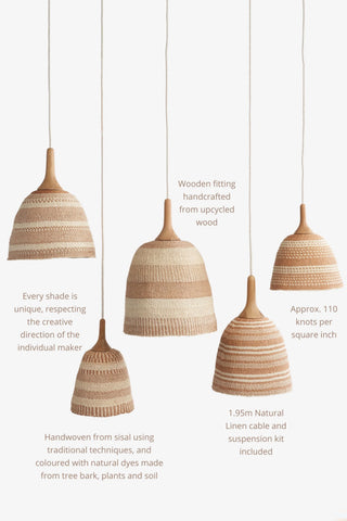 Coastal Collection - Bespoke Woven Pendant Lights