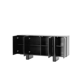 Vibe 1.6m Sideboard Unit – Full Black