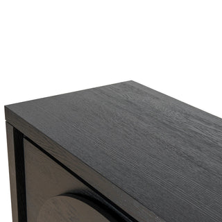 Bonnie 1.6m Dressing Unit - Textured Espresso Black