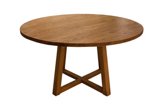 Denver Oak Round Dining Table -160cm