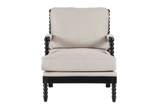 Elizabeth Bobbin Hamptons Armchair Black