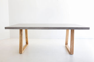 Savannah 2.0m Rectangular Dining Table - Grey & Light Honey