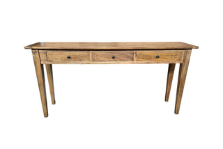 Elm Console Table Three Drawers