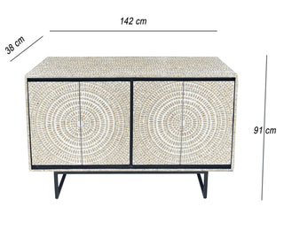 Flosset of Pearl Swirl Sideboard