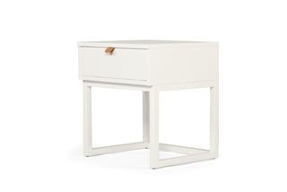 Finn Bedside Table - White