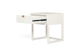 Finn Bedside Table - White