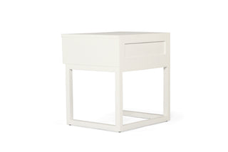 Finn Bedside Table - White