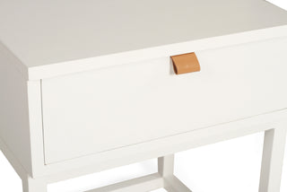 Finn Bedside Table - White