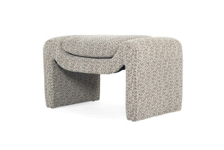 Nora Ottoman - Mottled Taupe