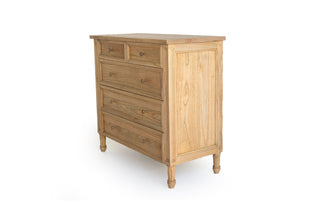 Bella Dresser - 5 Drawer - Weathered Oak