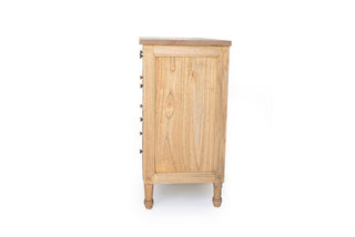 Bella Dresser - 5 Drawer - Weathered Oak