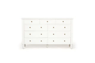 Bella Dresser - 9 Drawer - White