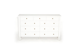 Bella Dresser - 9 Drawer - White