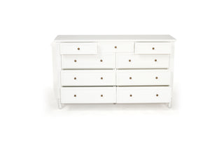 Bella Dresser - 9 Drawer - White