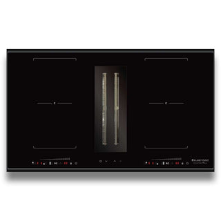 INDUCTION COOKTOP WITH INBUILT DOWN DRAFT RANGEHOOD 90CM