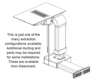 INDUCTION COOKTOP WITH INBUILT DOWN DRAFT RANGEHOOD 90CM