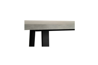 Savannah 3.0m Rectangular Dining Table - Grey & Black