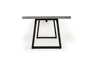 Savannah 3.0m Rectangular Dining Table - Grey & Black