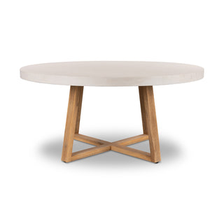 Nova 1.6m Round Dining Table - Beach & Light Honey