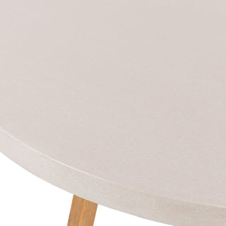 Nova 1.6m Round Dining Table - Beach & Light Honey