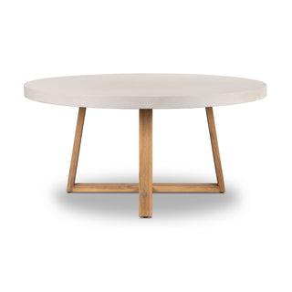 Nova 1.6m Round Dining Table - Beach & Light Honey