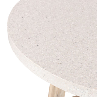 eTerrazzo 1.6m Round Dining Table - Ivory