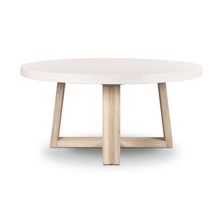 eTerrazzo 1.6m Round Dining Table - Ivory