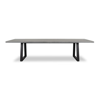 Savannah 3.0m Rectangular Dining Table - Grey & Black