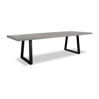 Savannah 3.0m Rectangular Dining Table - Grey & Black