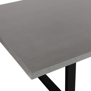 Savannah 3.0m Rectangular Dining Table - Grey & Black