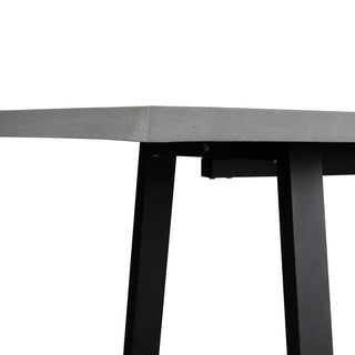 Savannah 3.0m Rectangular Dining Table - Grey & Black