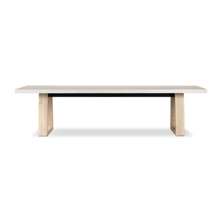 eTerrazzo 3m Rectangular Dining Table - Ivory