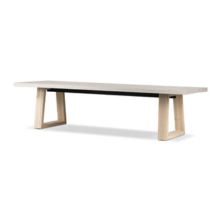 eTerrazzo 3m Rectangular Dining Table - Ivory