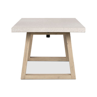 eTerrazzo 3m Rectangular Dining Table - Ivory