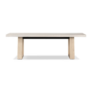 eTerrazzo 2.4m Rectangular Dining Table - Ivory