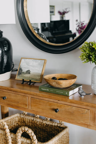 Elm Console Table Two Drawer