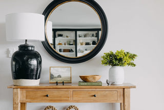 Elm Console Table Two Drawer