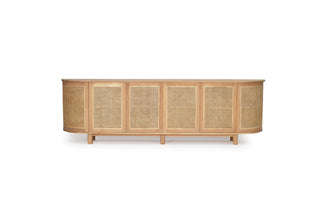 Bayhaven Six Door Sideboard - Rounded End