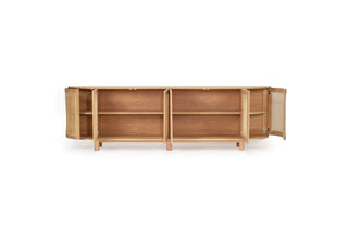 Bayhaven Six Door Sideboard - Rounded End